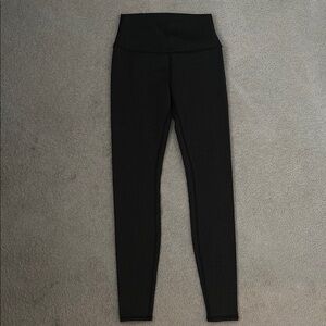 ALO Yoga Black and Brown patterned leggings